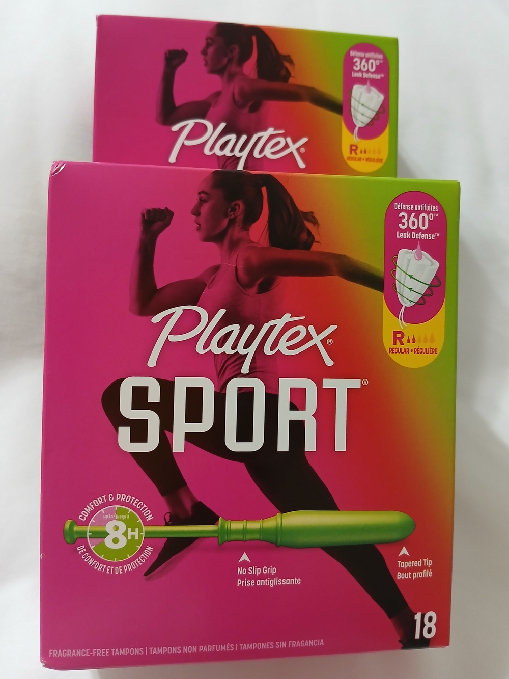 Playtex Sport Regular 18 Ct Frangrance Free